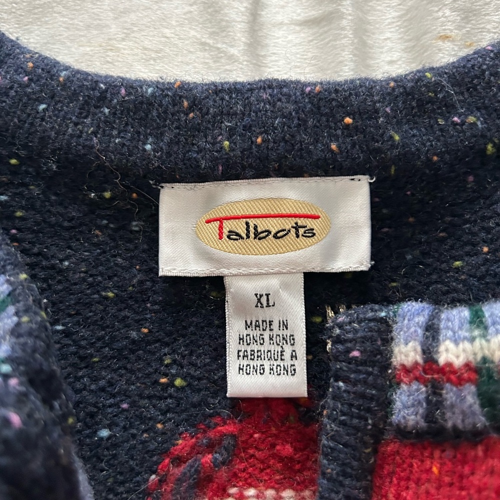 ALBOTS
Vintage 90s Talbots Patchwork Christmas Wi… - image 6